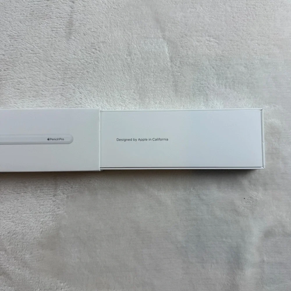 BOX ONLY Apple Pencil Pro Stylus White A2538 Haptic Feedback Bluetooth BOX ONLY